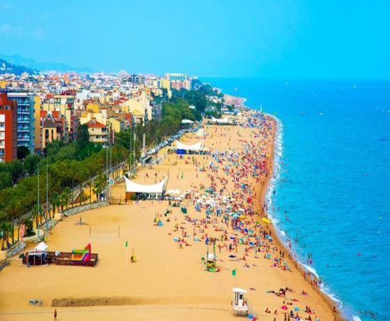Apartamento A 100 Metros De La Playa Pineda de Mar Eksteriør bilde
